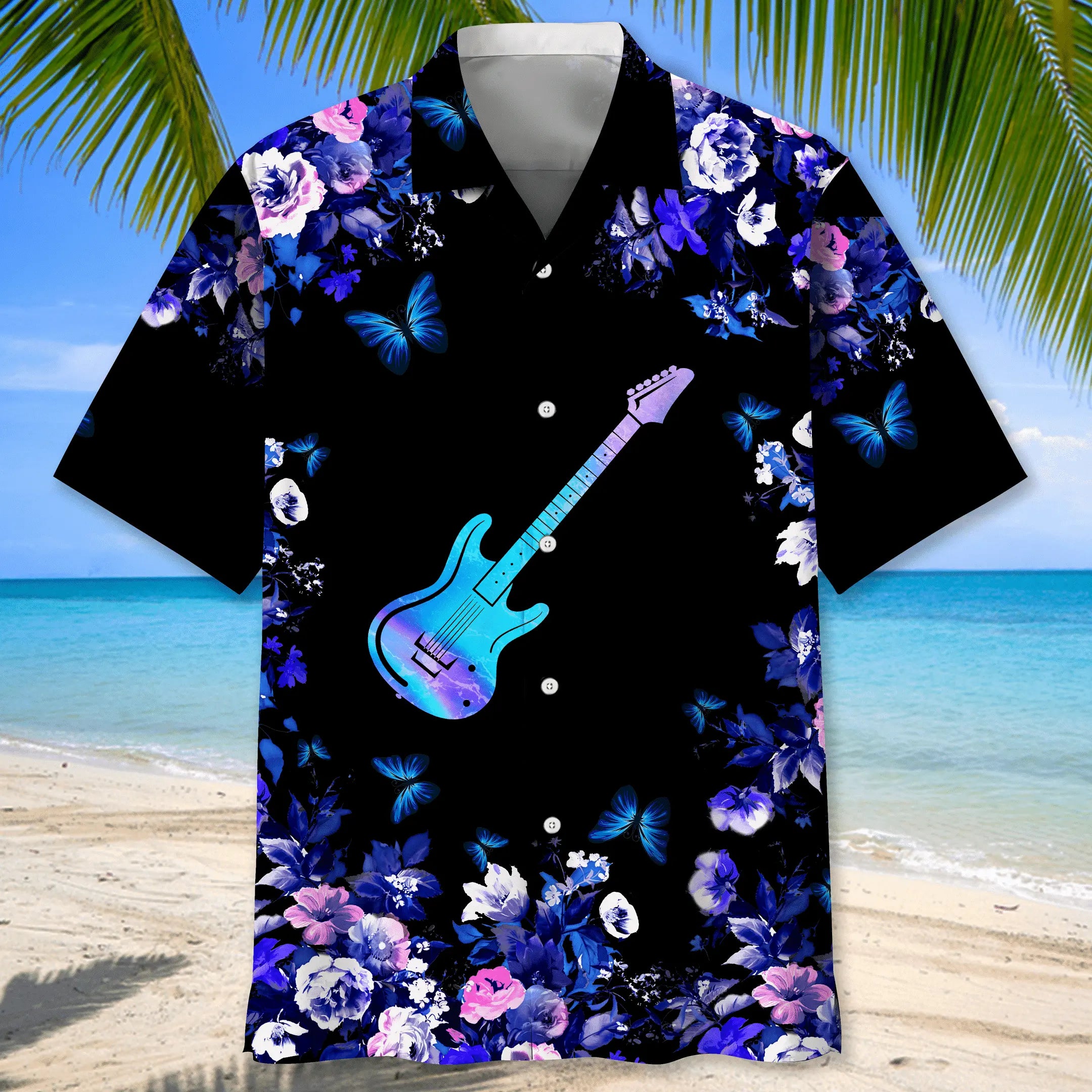 Guitar Nature Hawaiian Shirt