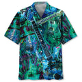 Hawaiian Shirt / Adults / S Guitar Tropical Hawaiian Shirt