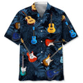 Hawaiian Shirt / Adults / S Guitar Tropical Hawaiian Shirt
