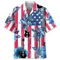 Hawaiian Shirt / Adults / S Guitar Usa Nature Hawaiian Shirt