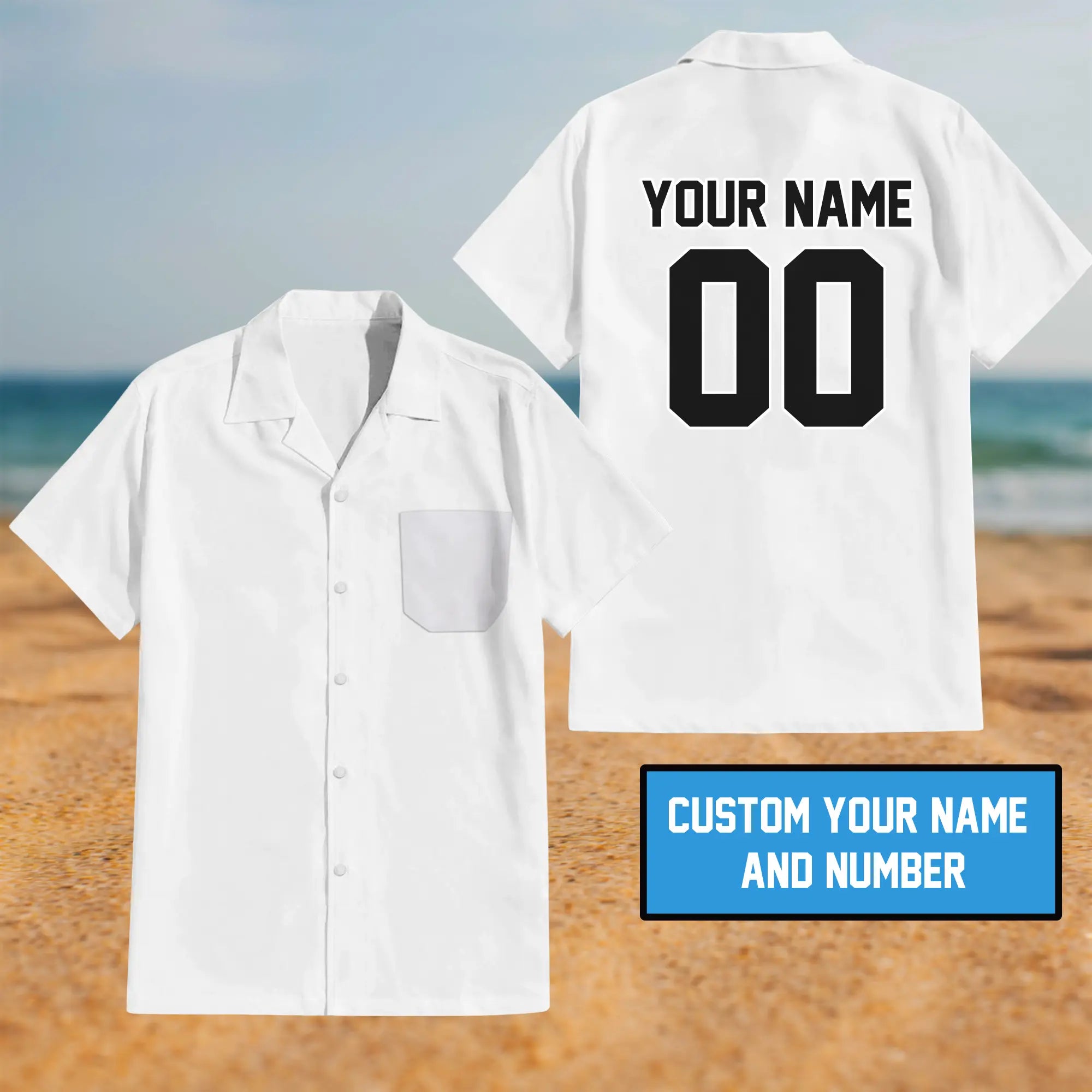 Surfing White Lovers Hawaiian Shirt