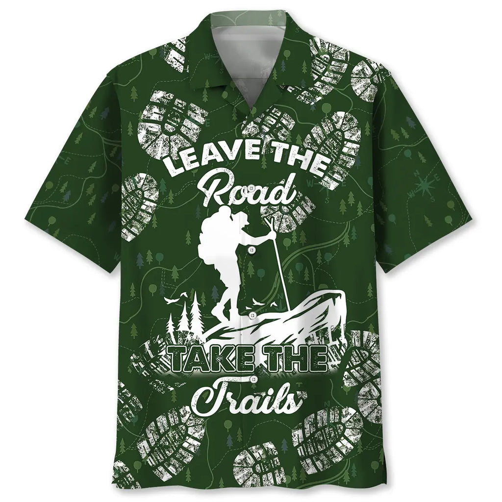 Hawaiian Shirt / Adults / S Hiking Road Hawaiian Shirt
