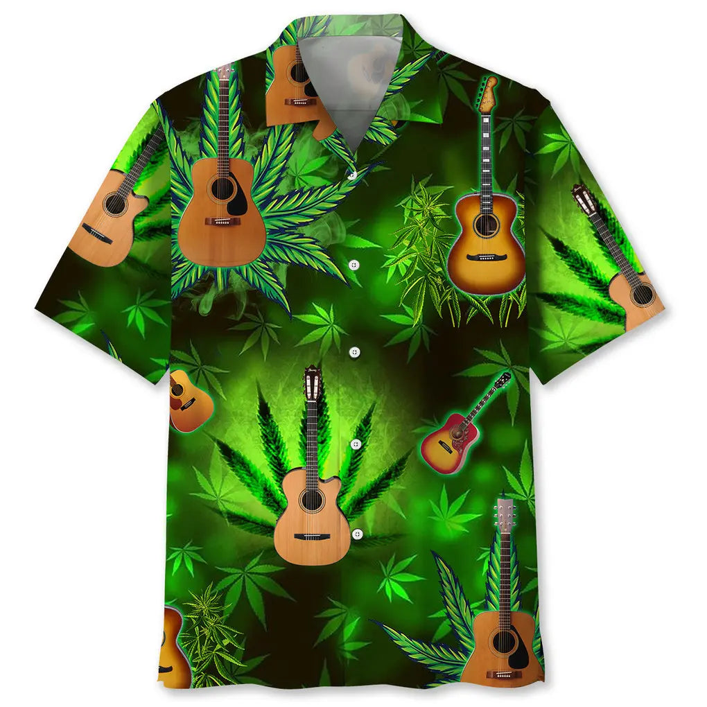 Hawaiian Shirt / Adults / S Hippie Guitar Basic Hawaiian Shirt