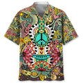 Hawaiian Shirt / Adults / S Hippie Guitar Hawaiian Shirt