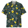 Hawaiian Shirt / Adults / S Hockey Beer Hawaiian Shirt