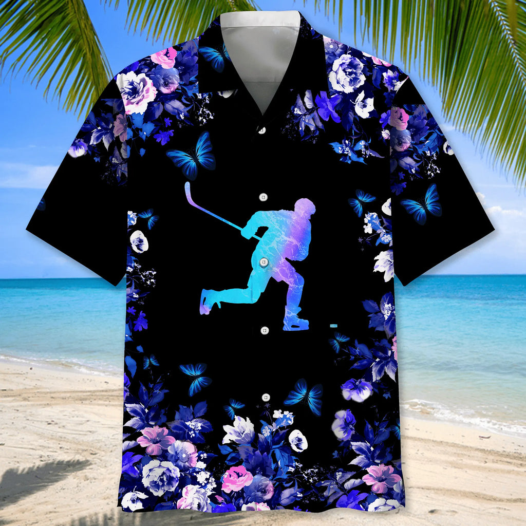 Hockey Hawaiian Nature Hawaiian Shirt