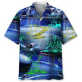 Hawaiian Shirt / Adults / S Hockey Neon Hawaiian Shirt