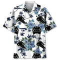 Hawaiian Shirt / Adults / S Hockey White Nature Hawaiian Shirt