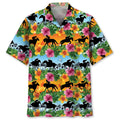 Hawaiian Shirt / Adults / S Horse Racing Tropical Color Hawaiian Shirt