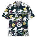 Hawaiian Shirt / Adults / S Horse Racing Tropical Hawaiian Shirt