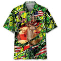 Hawaiian Shirt / Adults / S Hunting Usa Hawaiian Shirt