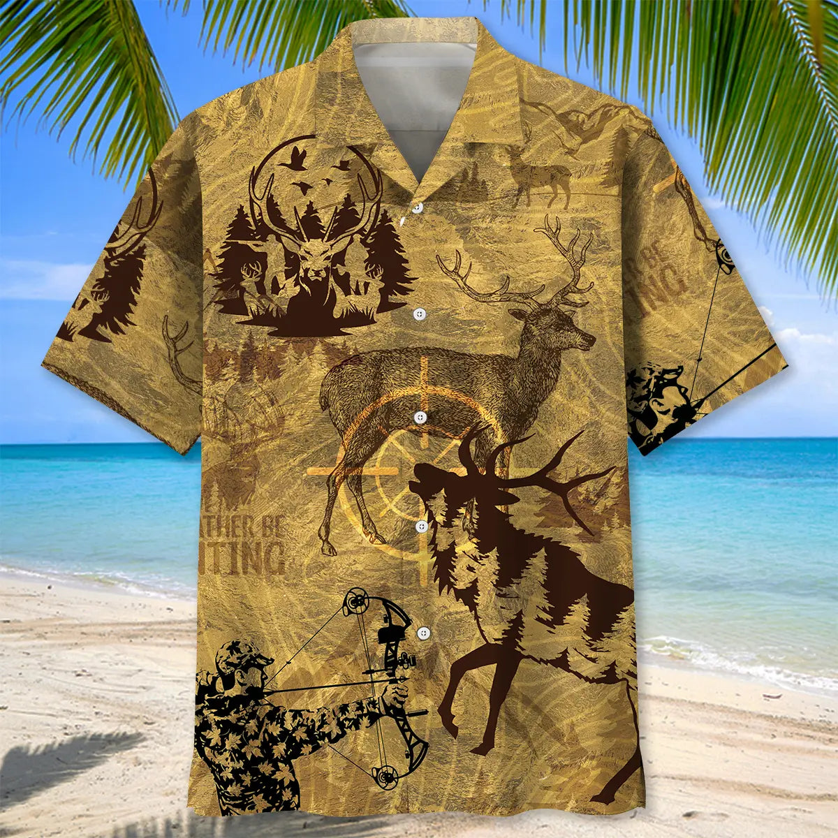 Hunting Vintage Hawaiian Shirt