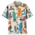 Hawaiian Shirt / Adults / S Husky Colorful Hawaiian Shirt