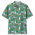 Hawaiian Shirt / Adults / S Husky Hawaiian Beach Hawaiian Shirt