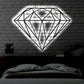 12*12 Inch (30*30cm) Diamond So Beautiful - Led Light Metal - Owls Matrix LTD