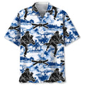 Hawaiian Shirt / Adults / S Judo Blue Nature Hawaiian Shirt
