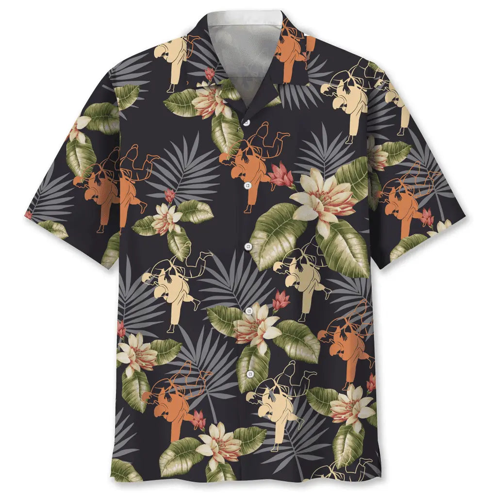 Hawaiian Shirt / Adults / S Judo Tropical Hawaiian Shirt