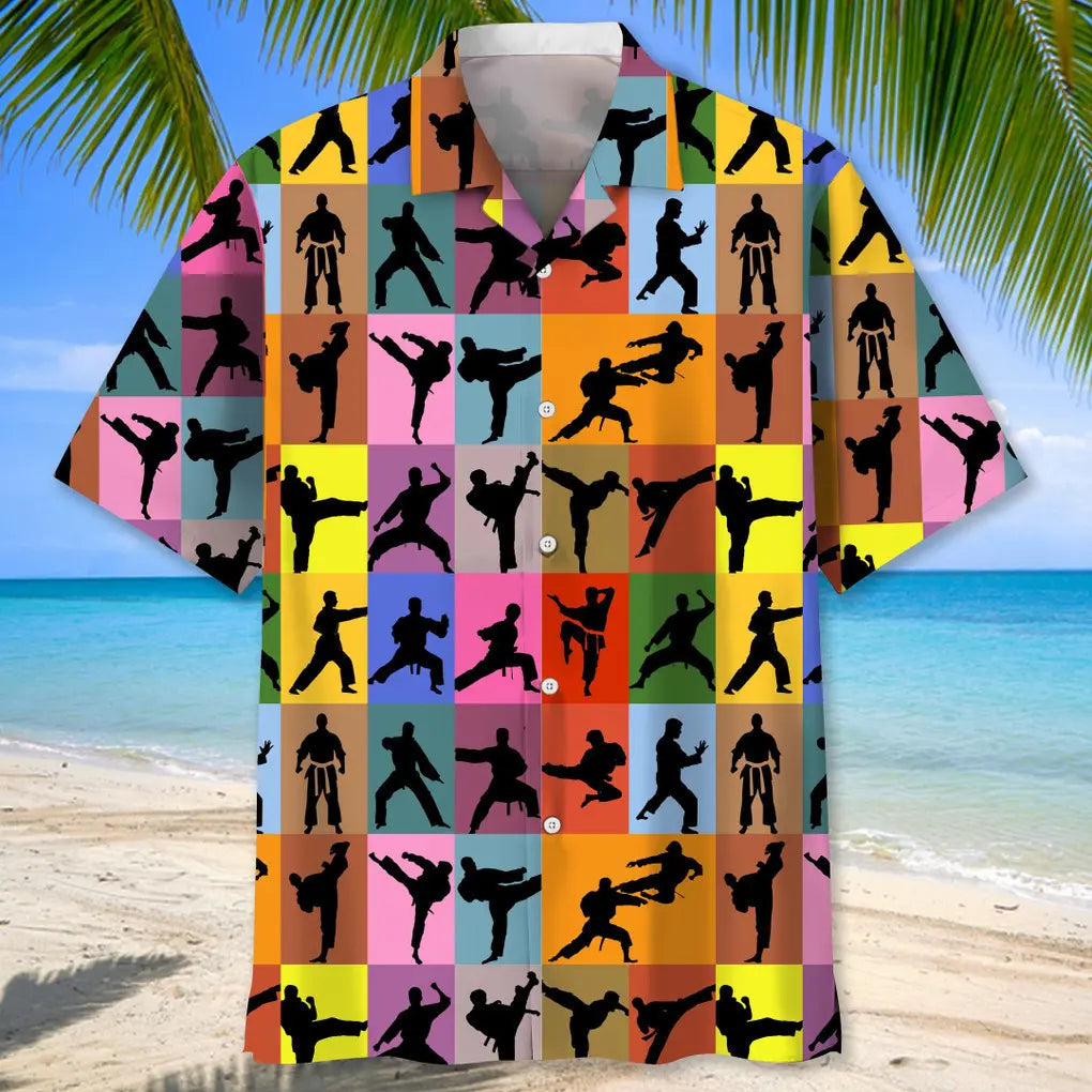 Karate Color Hawaiian Shirt