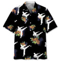 Hawaiian Shirt / Adults / S Karate Hawaiian Nature Hawaiian Shirt