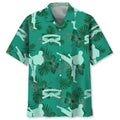 Hawaiian Shirt / Adults / S Karate Kelly Green Hawaiian Shirt