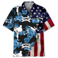 Hawaiian Shirt / Adults / S Karate Tropical Flag Hawaiian Shirt