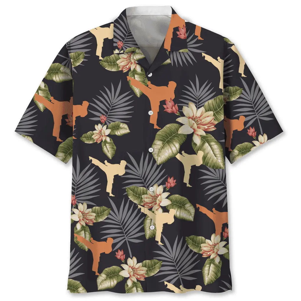 Hawaiian Shirt / Adults / S Karate Tropical Hawaiian Shirt