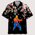 Hawaiian Shirt / Adults / S Karate Watercolors Flower Hawaiian Shirt