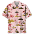 Hawaiian Shirt / Adults / S Kayaking Pink Hawaiian Shirt