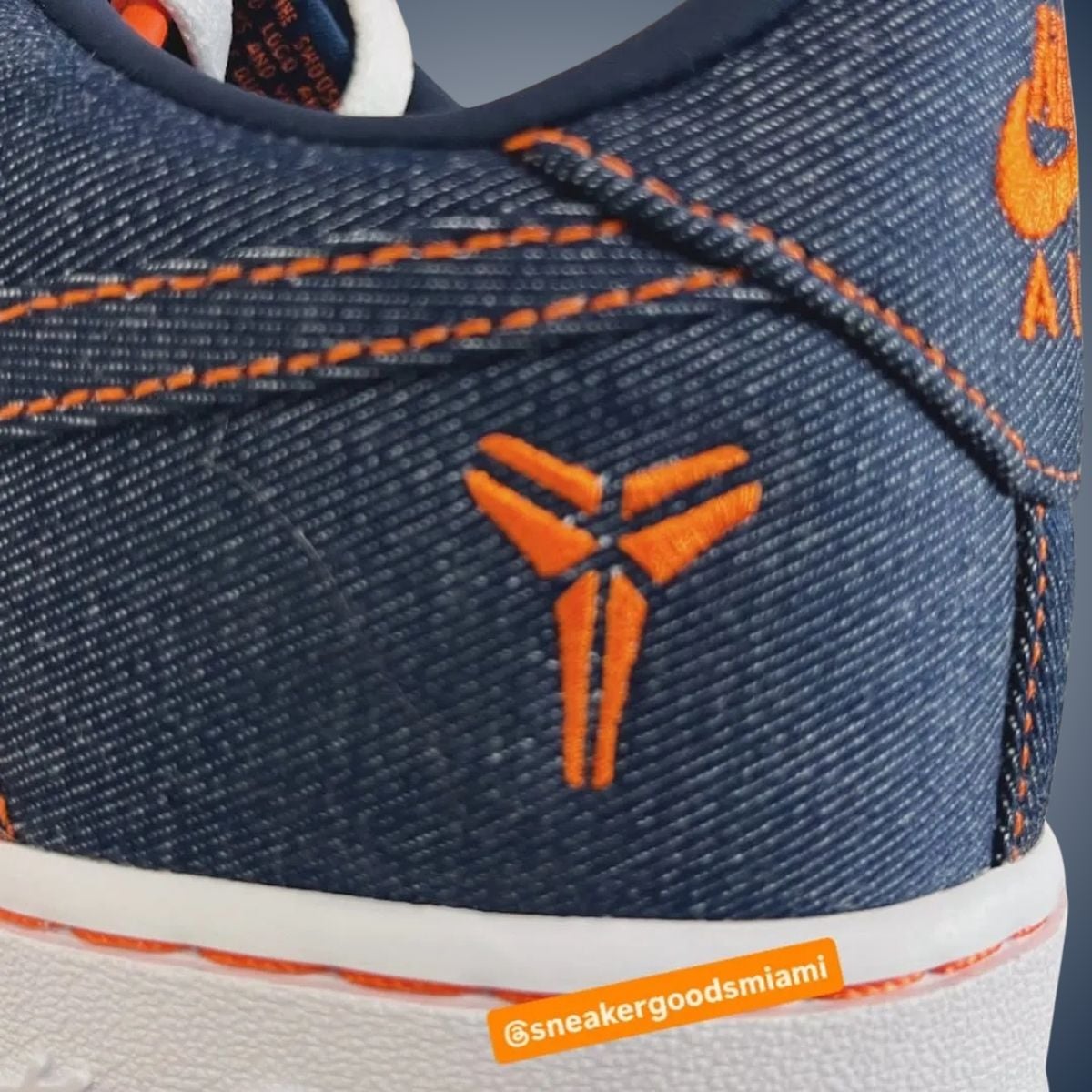 Nike Air Force 1 Low Protro Kobe Bryant Denim Obsidian Safety Orange IM1980-400