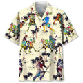 Hawaiian Shirt / Adults / S Lacrosse Beach Color Hawaiian Shirt