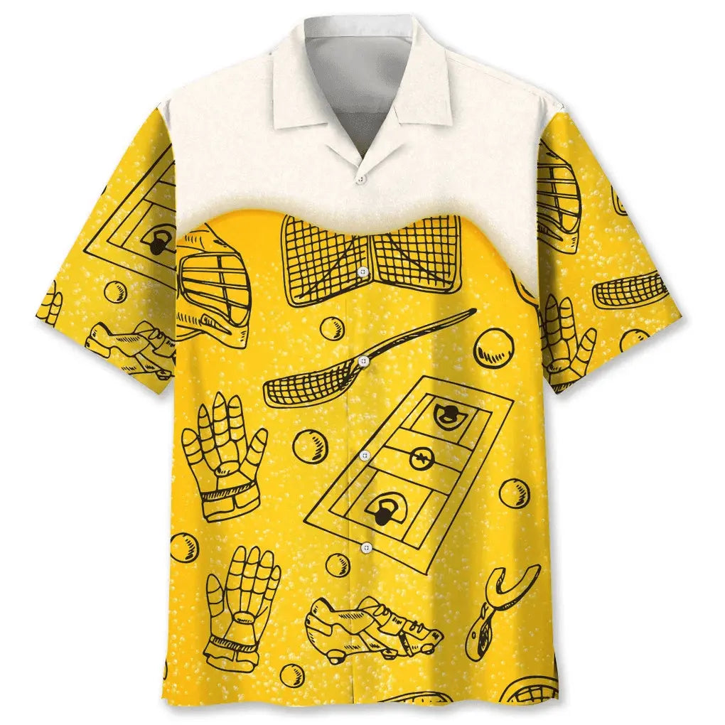 Hawaiian Shirt / Adults / S Lacrosse Beer Hawaiian Shirt