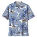 Hawaiian Shirt / Adults / S Lacrosse Blue Hawaiian Shirt