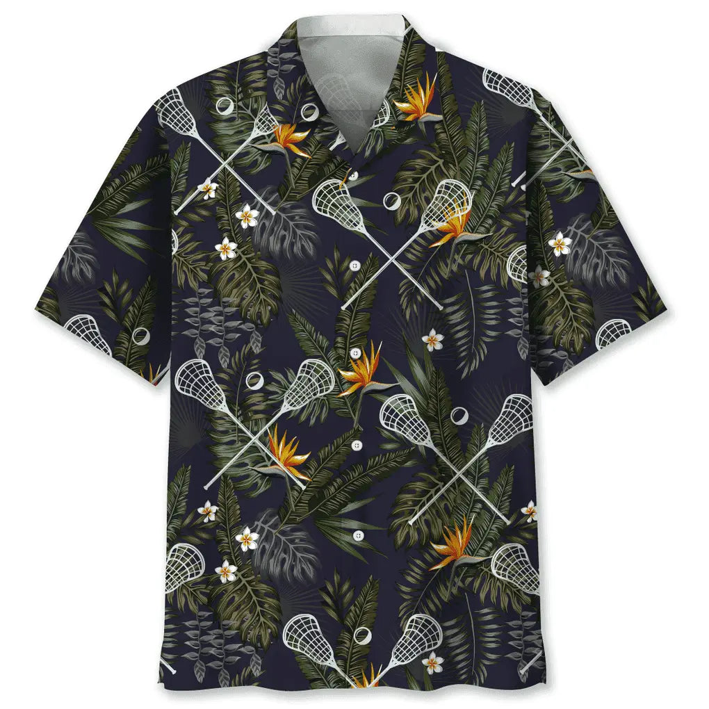 Hawaiian Shirt / Adults / S Lacrosse Hawaiian Nature Hawaiian Shirt