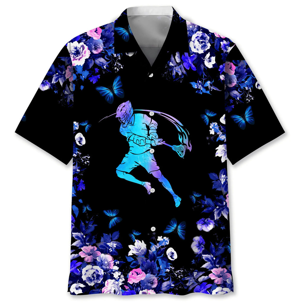 Hawaiian Shirt / Adults / S Lacrosse Hawaiian Nature Hawaiian Shirt