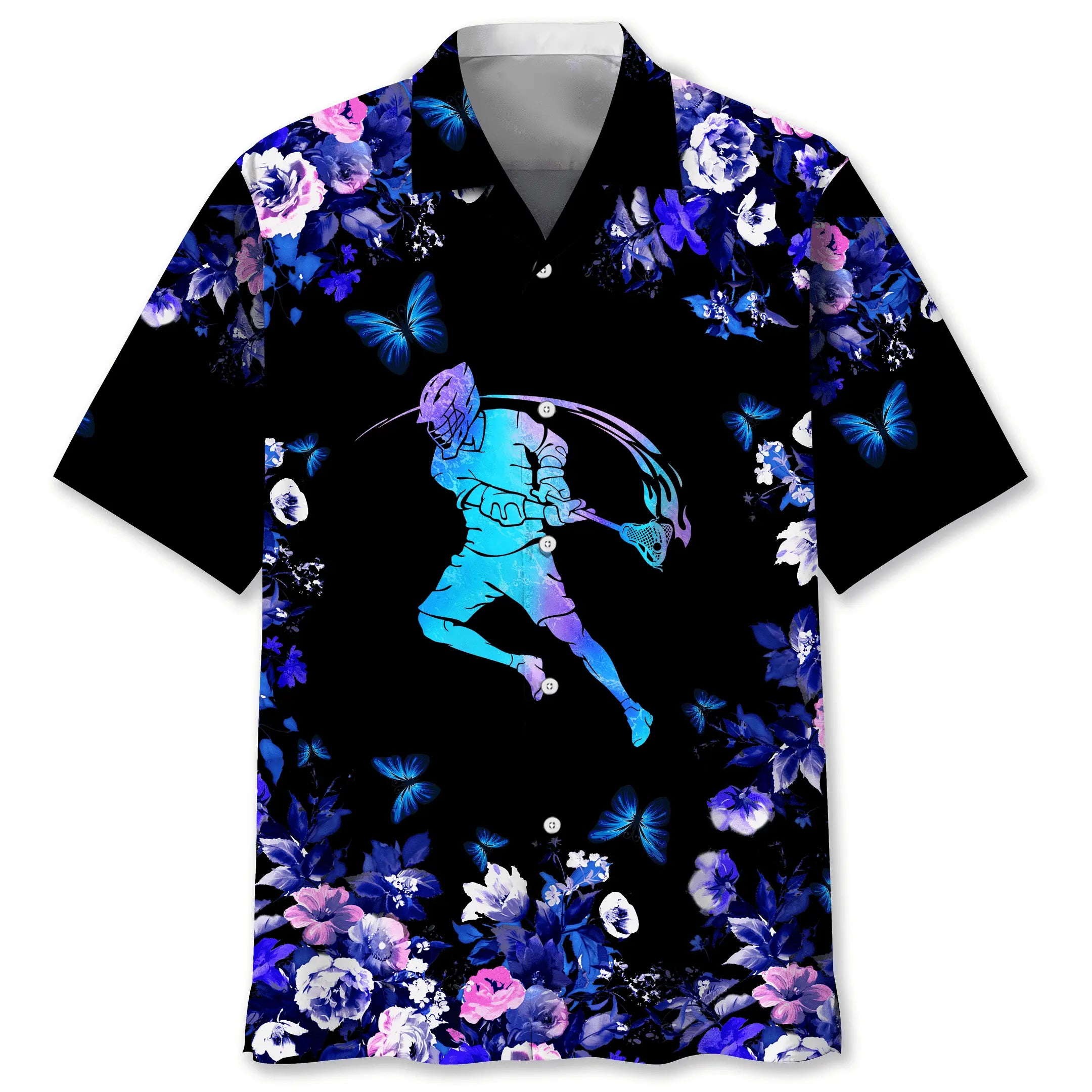 Hawaiian Shirt / Adults / S Lacrosse Hawaiian Nature Hawaiian Shirt
