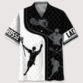 Hawaiian Shirt / Adults / S Lacrosse Mesh Pattern Hawaiian Shirt