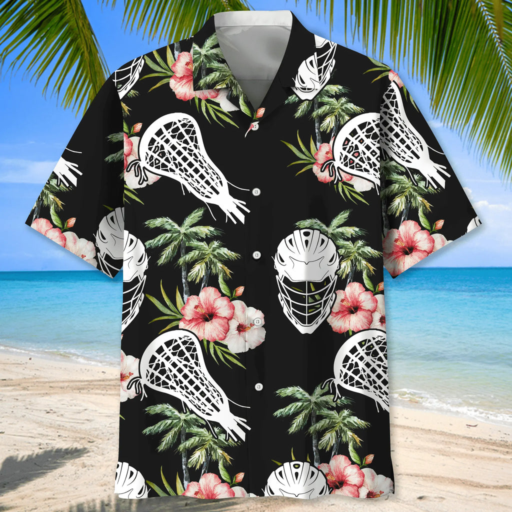 Lacrosse Nature Flower Hawaiian Shirt