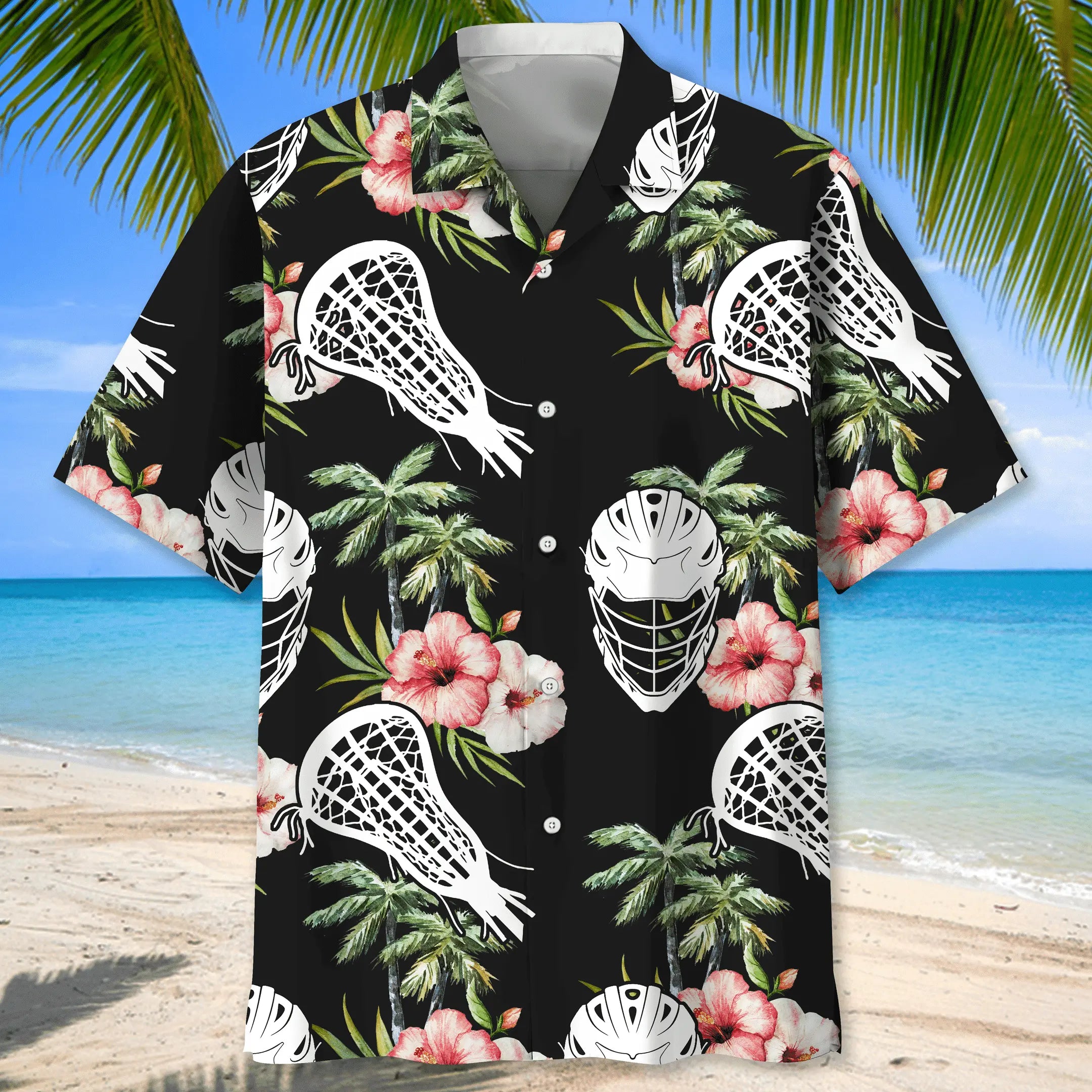 Lacrosse Nature Flower Hawaiian Shirt