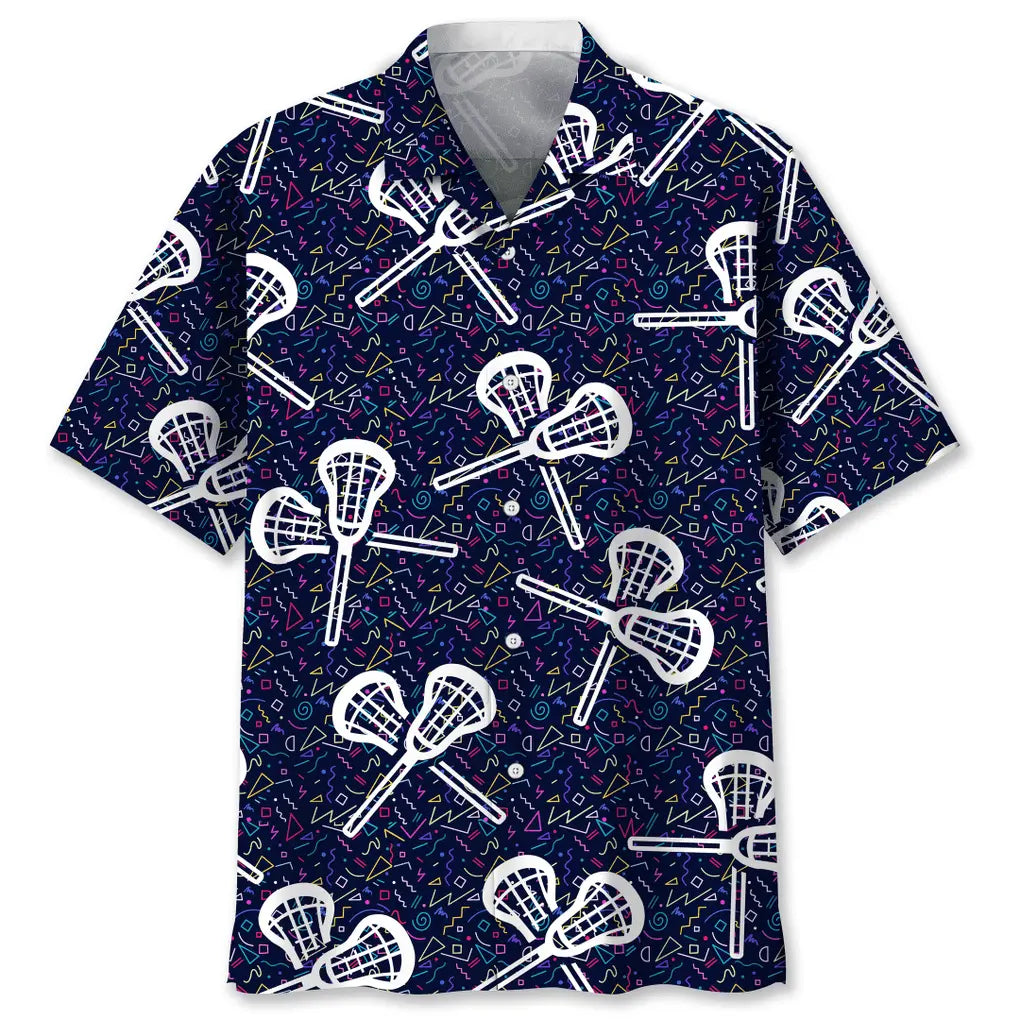 Hawaiian Shirt / Adults / S Lacrosse Nature Hawaiian Shirt