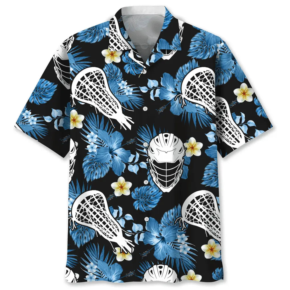 Hawaiian Shirt / Adults / S Lacrosse Nature Hawaiian Shirt