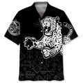 Hawaiian Shirt / Adults / S Leopard Tattoo Hawaiian Shirt