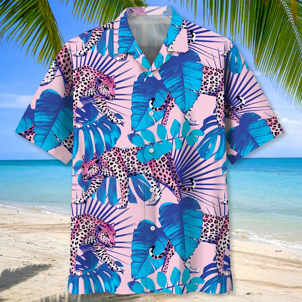 Leopard Tropical Hawaiian Shirt