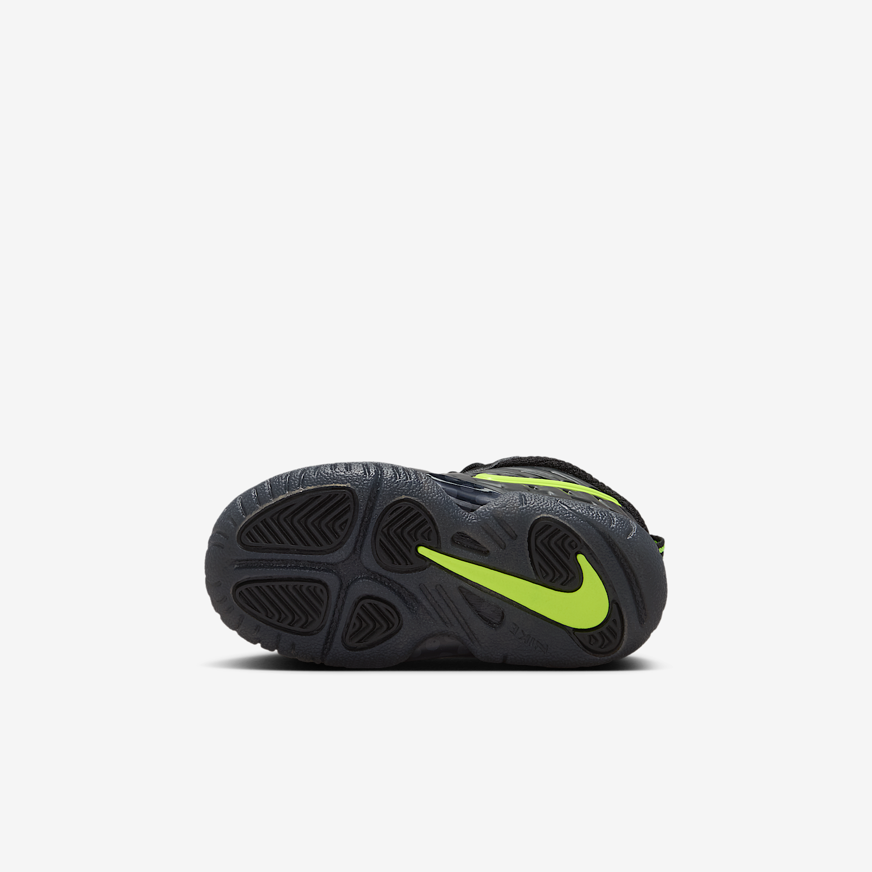 Nike Little Posite Pro Black Voltage Yellow IQ7231-001