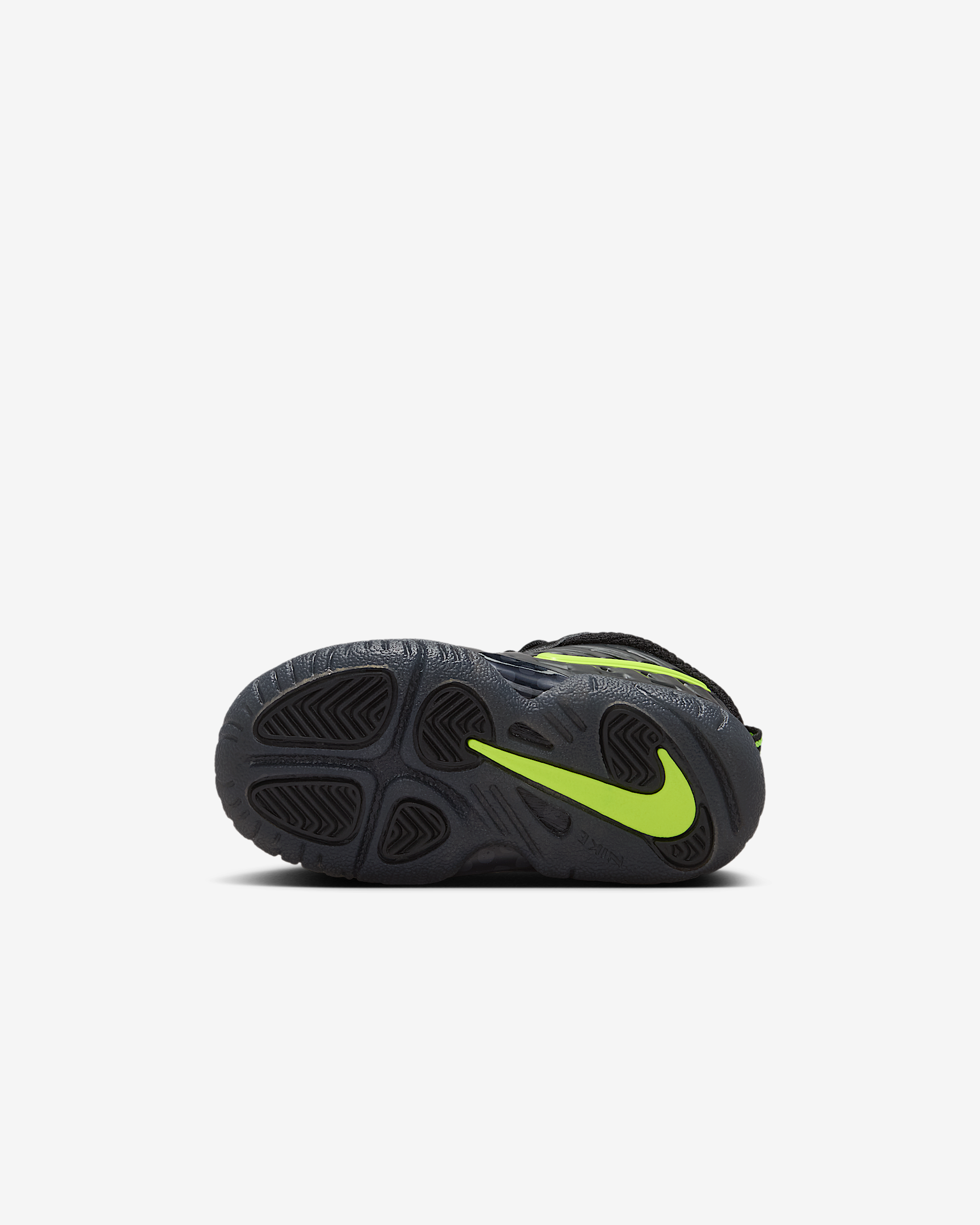 Nike Little Posite Pro Black Voltage Yellow IQ7231-001