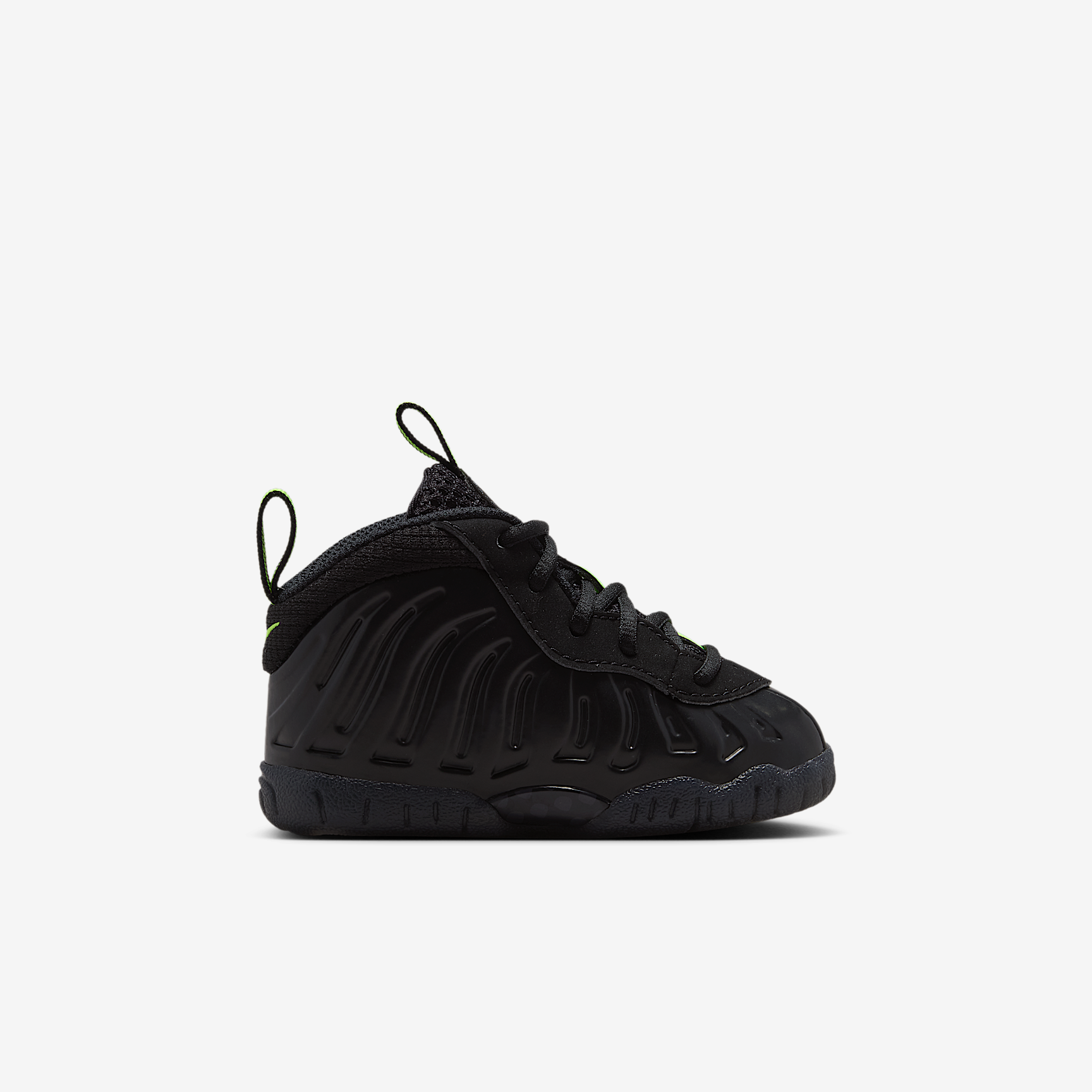 Nike Little Posite Pro Black Voltage Yellow IQ7231-001
