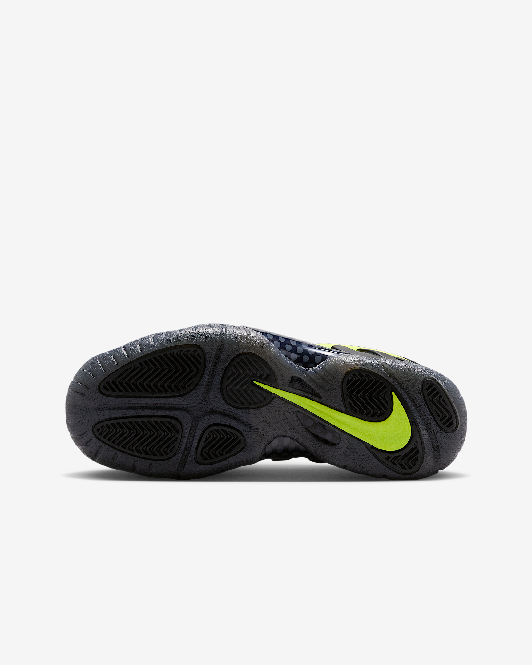 Nike Little Posite Pro Black Voltage Yellow IQ7230-001