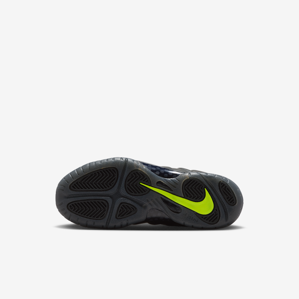 Nike Little Posite Pro Black Voltage Yellow IQ7232-001