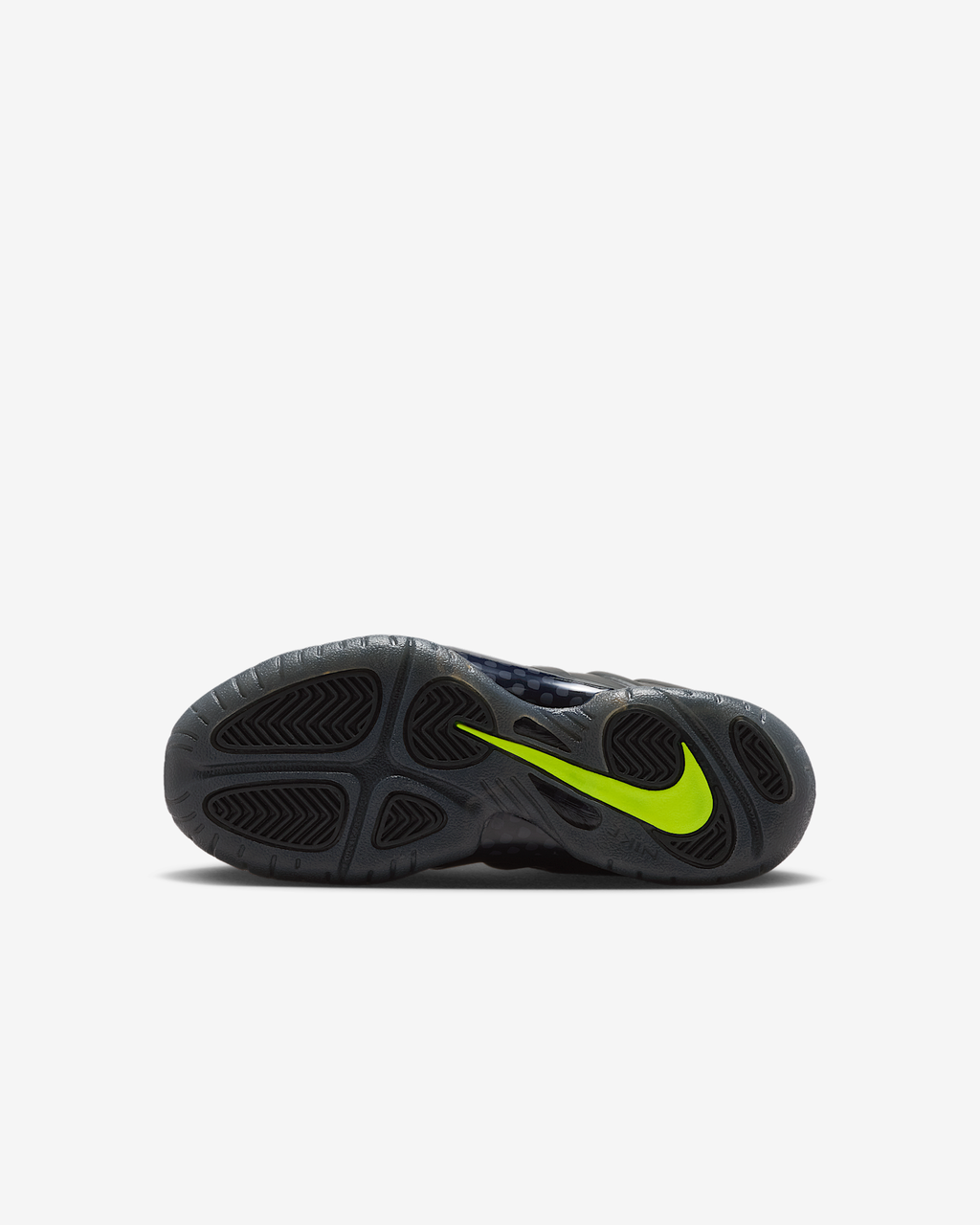 Nike Little Posite Pro Black Voltage Yellow IQ7232-001