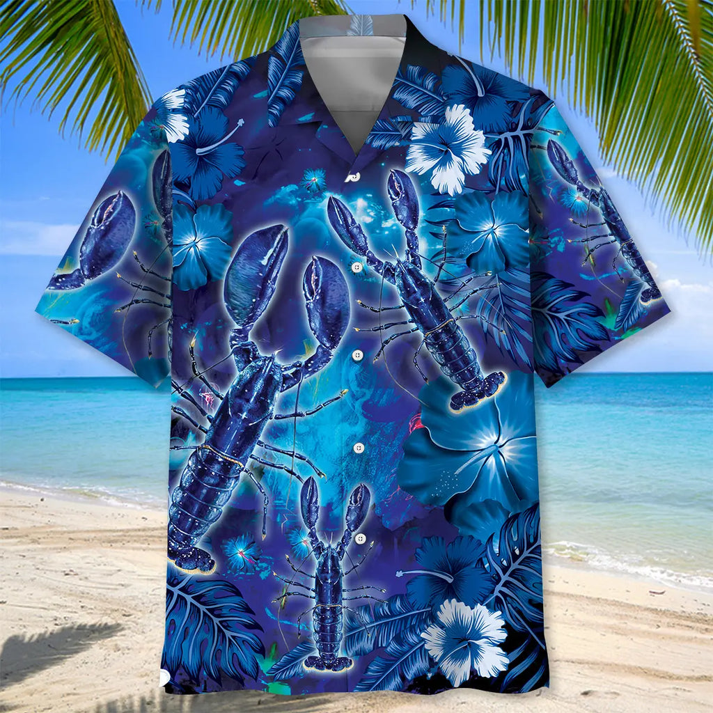 Lobster Tropical Hawaiian Shirt