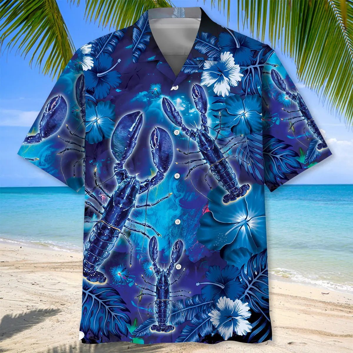 Lobster Tropical Hawaiian Shirt